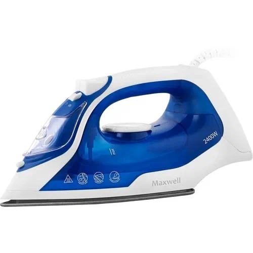 Утюг Maxwell  MW-3007 2400Вт белый/синий