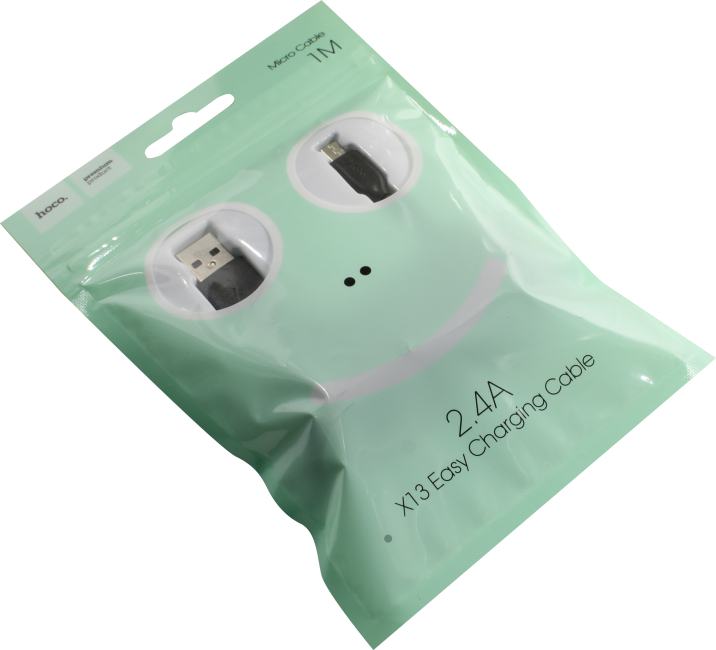 Hoco <X13 Micro 1M Black> Кабель USB 2.0 AM--> Micro-B 1м
