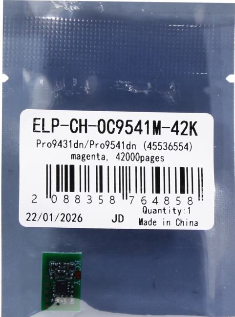 Чип <ELP-CH-OC9541M-42K> Magenta  для OKI Pro9431dn/Pro9541dn