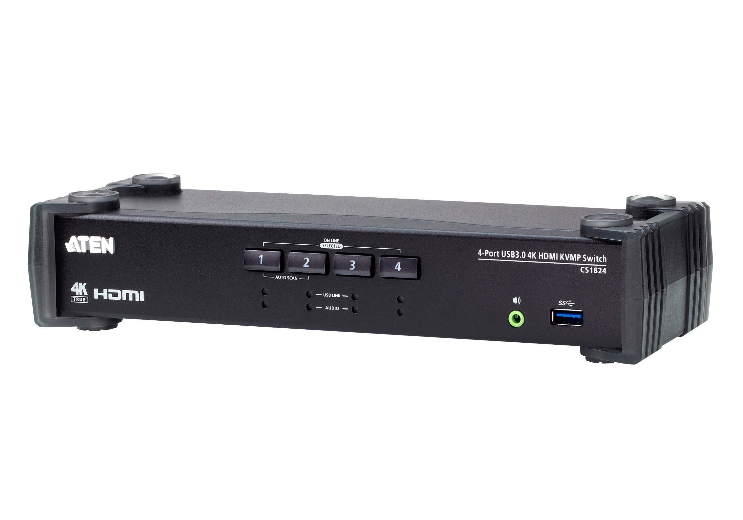 4-портовый, USB 3.0 4K HDMI KVMP-переключатель/ 4-Port USB 3.0 4K HDMI KVMP™ Switch