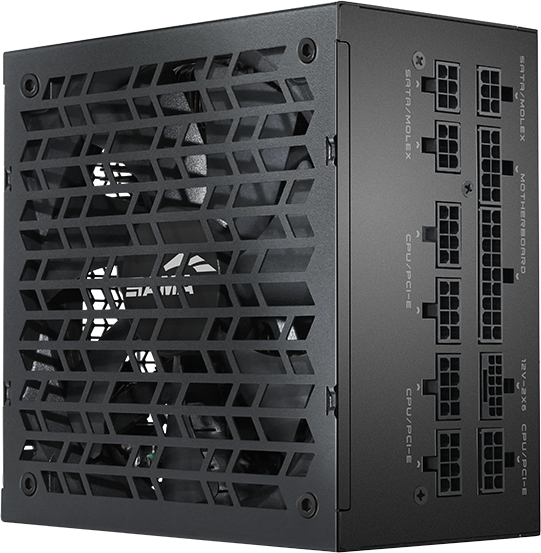 Блоки питания/ Power Supply SAMA G1000 Black (HAT-1000yzB1G), 1000W 80+ Gold (ATX, 3.1, PCIe 5.0, Full modular, 1x24(20+4)pin mesh 550mm, 2xCPU 8(4+4)pin 700mm, 3xPCIe*2 8(6+2)pin 600mm, 1x12VHPWR PCIe 5.1 12+4pin 600W 600mm, 4xSATA*3 450+150+150+150mm, 4xMOLEX4pin*3 450+150+150+150mm , Active, 140x140mm, 150x150x86mm, APFC, OVP, UVP, SCP, OCP, OTP, OPP, SIP, black)
