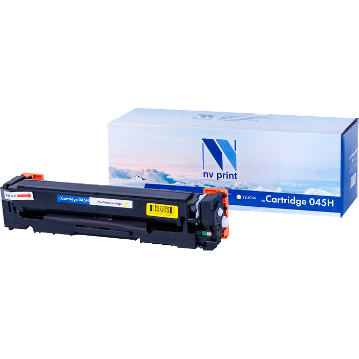 Картридж лазерный NVPrint совместимый NV-045H Yellow для Canon i-SENSYS LBP611Cn/LBP613Cdw/MF631Cn/MF633CDW/MF635Cx (2200k)