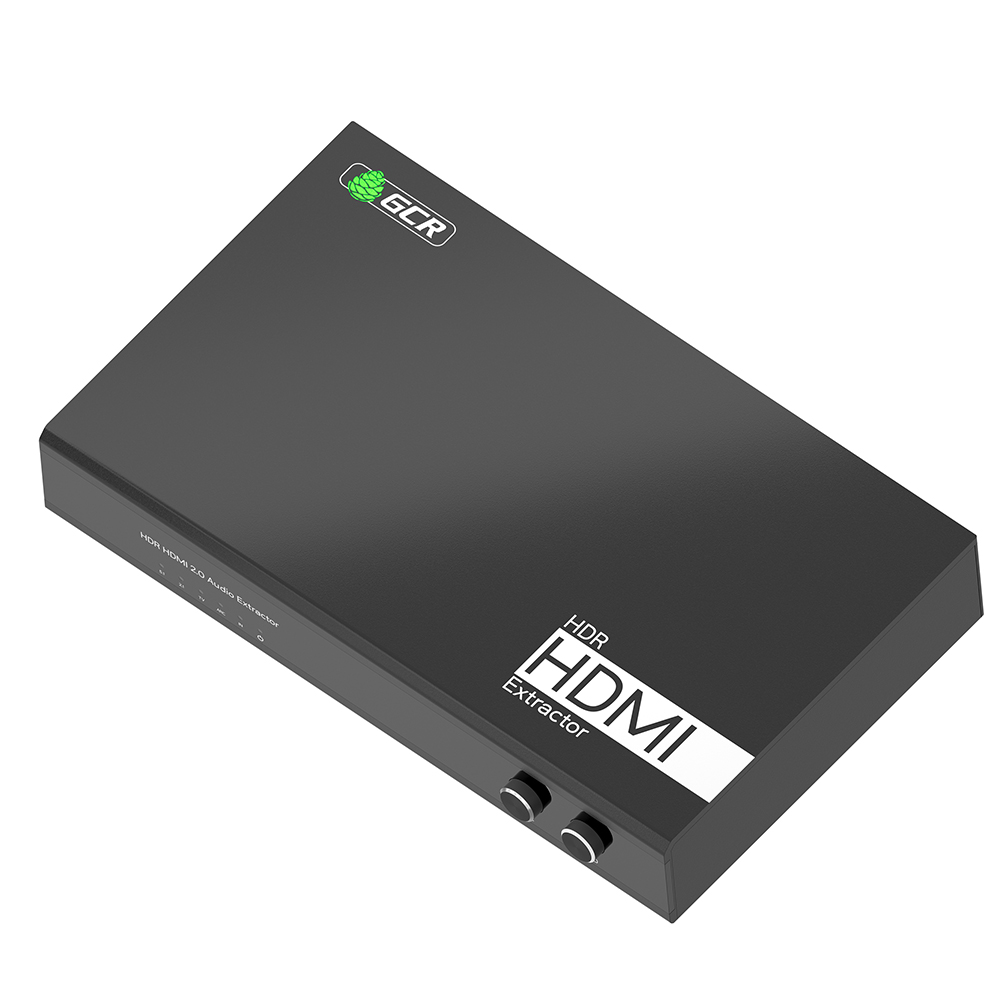 GCR PRO Конвертер Audio HDMI 2.0, HDCP 2.2, 18G, HDR, 4K60Hz, 4:4:4, поддержка ARC, EDID, HDMI 1x1, аудио SPDIF/AUX выход