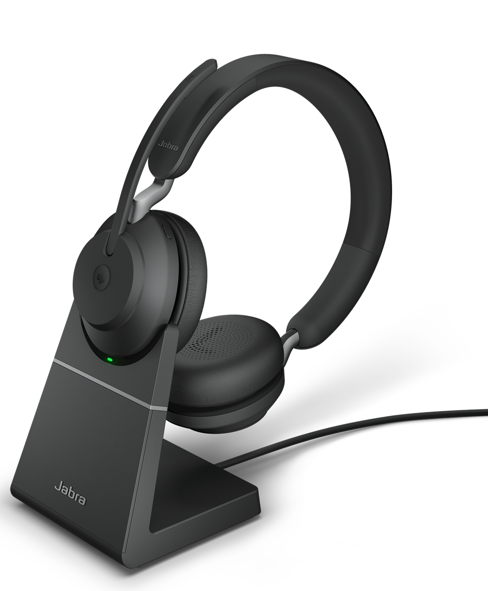 Гарнитура Jabra Гарнитура беспроводная Jabra Evolve2 65, Link380c MS Stereo Stand Black