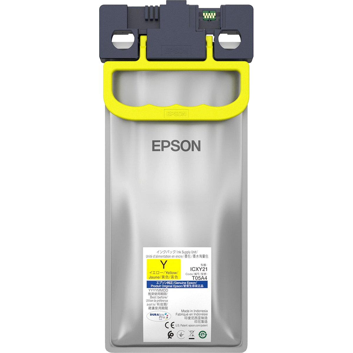 C13T05A40N - Контейнер Epson C13T05A40N, с желтыми чернилами, ресурсом 20 000 стр., WORKFORCE PRO WF-C87XR YELLOW XL INK SUP