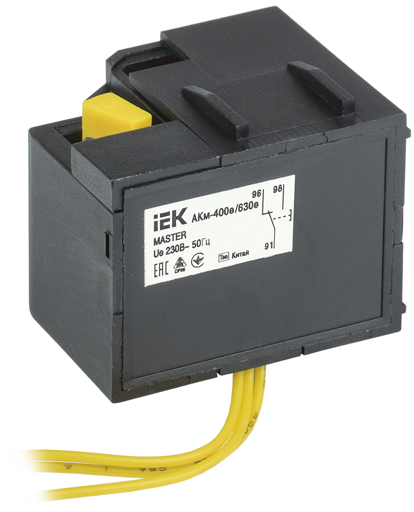 Контакт аварийный АКм-400е/630е (АКм-39) MASTER эл. р. IEK