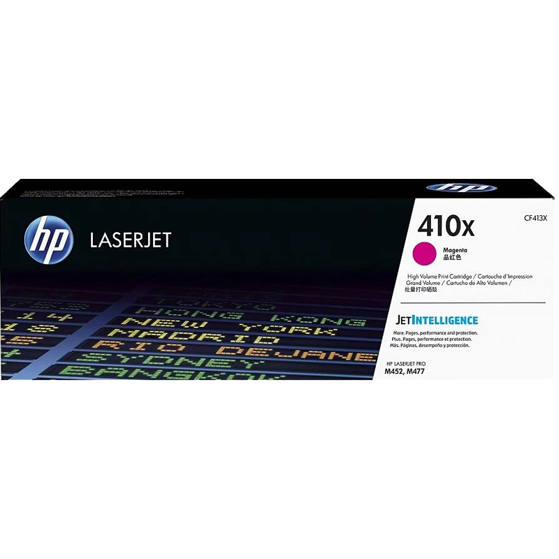 CF413X - 1/3 CF252XM Kартридж HP 410X для LaserJetProM477fdn, M477fnw, M452dn пурпурный (5 000 стр.), CF413X - 1/3 CF252XM