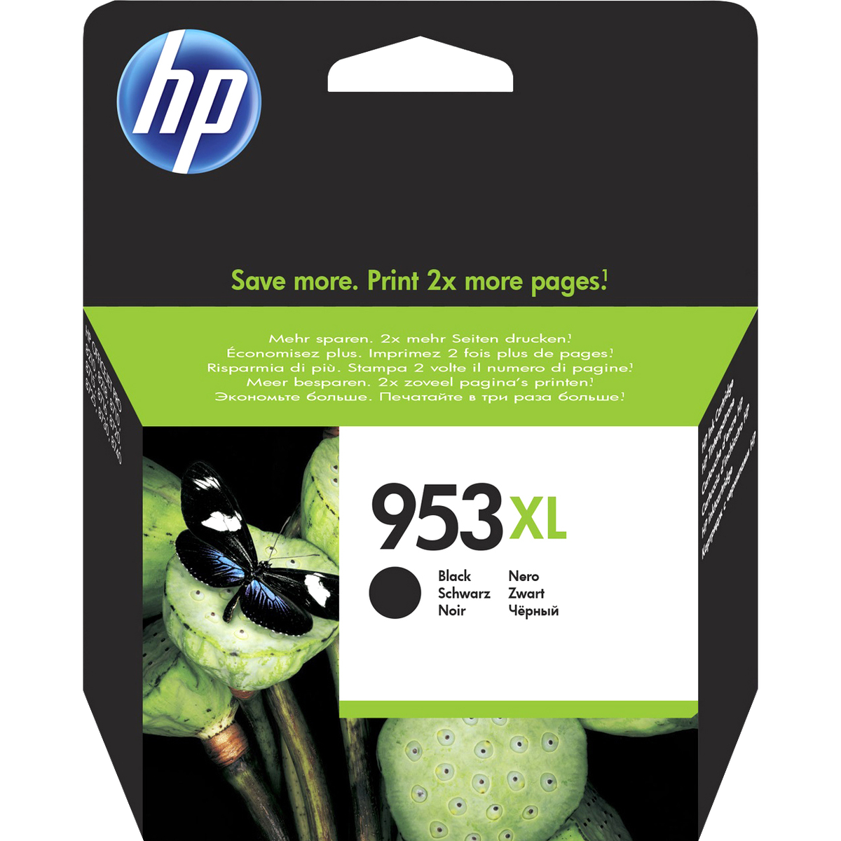 L0S70AE - 953XL Black Original Ink Cartridge for OfficeJet  Pro 8710/8715/8720/8725/8730/7740/8210/8218, up to 2000 pages