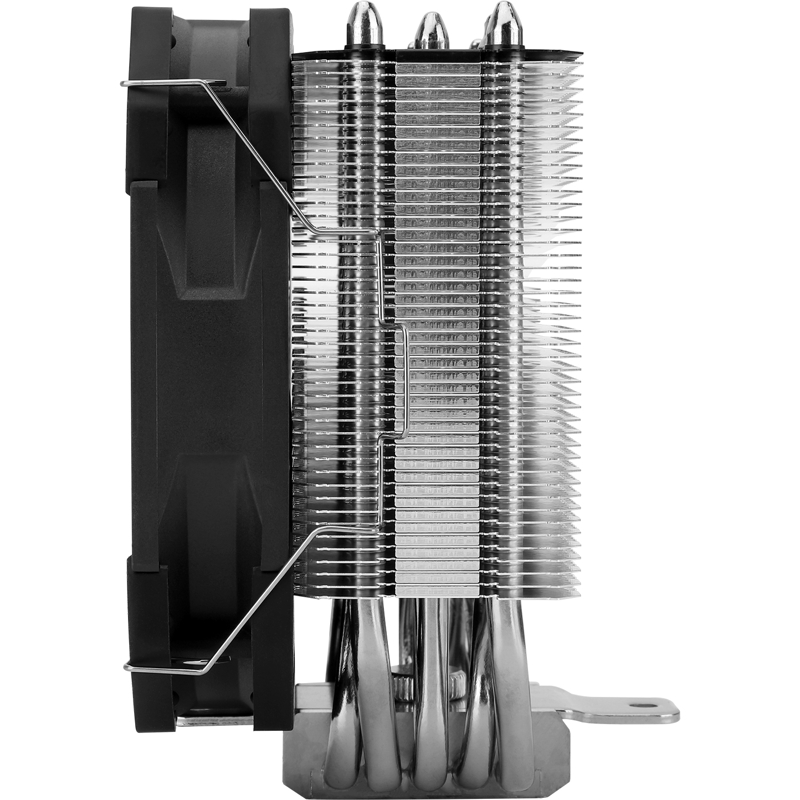 Кулер для процессора/ CPU Cooler Thermalright Assassin King 120 MINI V2 (4-pin PWM, 135mm, Al/Cu, 5x6mm, 1x120mm, 64.87CFM, 25.6dBA, 1500RPM, S: 1851/1700/1200/115X, AM5/AM4, black/silver)