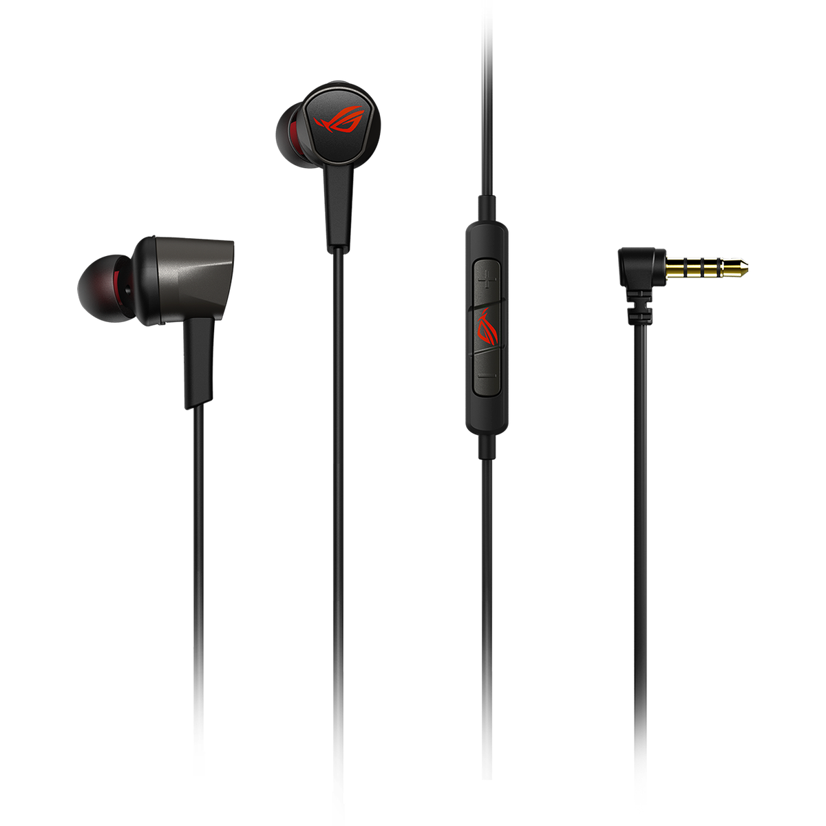 Гарнитура ASUS ROG Cetra II Core чёрный, проводная, mini jack 3.5 мм, вставные