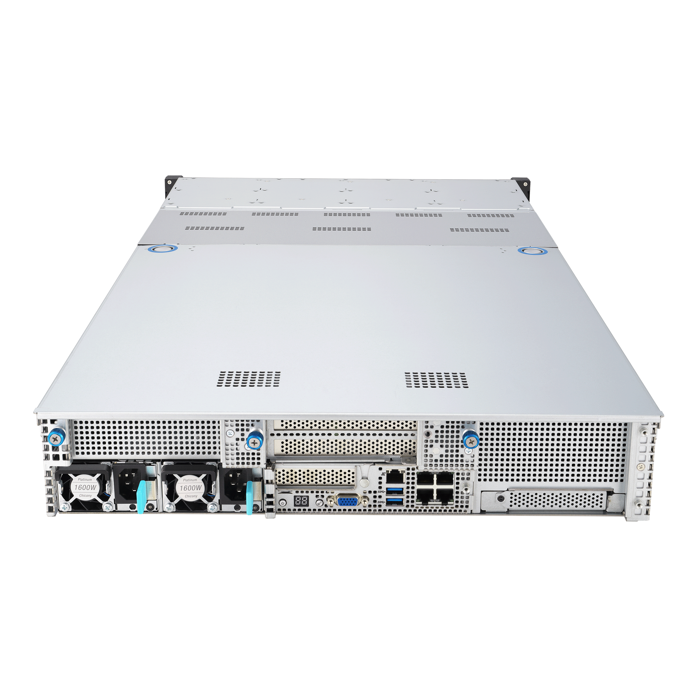 Серверная платформа/ ASUS RS720-E11-RS24U 2U, 2x LGA4677, Intel C741, 32x 5600/4800 MHz (1DPC)/4400(2DPC), 24x 2.5" hs NVMe, 2x M.2, 4x PCIe 5.0, 1 dual-slot GPU, 1x OCP 3.0, 2x 10Gbe RJ45(Intel X710-AT2), 1+1 2600W PWS