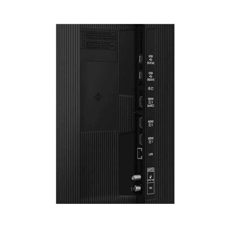 Телевизор ЖК 43" Samsung/ 43", QLED, Dual LED, Ultra HD, Tizen Smart TV, Wi-Fi, Voice, DVB-T2/C/S2, Bluetooth, CI+(1.4),2.0ch 20W, OTS Lite, 3HDMI, 2USB, BLACK 2025