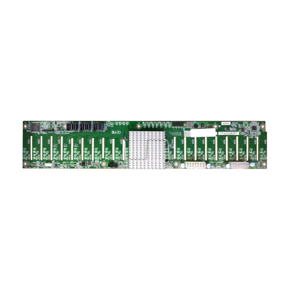 Объединительная плата (Backplane) AIC PN:BBP-HD20036AA01 для подкл-я до 24-х накопителей SATA 2.5" Customer PN: BBP-HD00036AA01