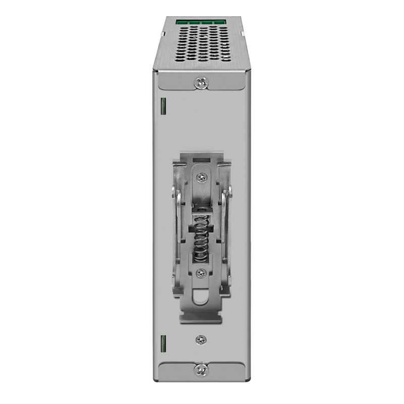 Промышленный блок питания/ Промышленный блок питания DC52V, 480W. Выходной ток: до 9,2A. Регулировка выходного напряжения в диапазоне DC50-57V Диапазон входных напряжений: AC100-265V. Цифровой индикатор выходного напряжения и тока. Защита от короткого замыкания, перенапряжения и перегрузки. Конвекционная система охлаждения. Монтаж на DIN-рейку. Размеры (ШxВxГ): 152 x 73 x 115 мм. Рабочая температура: -40...+80°C.