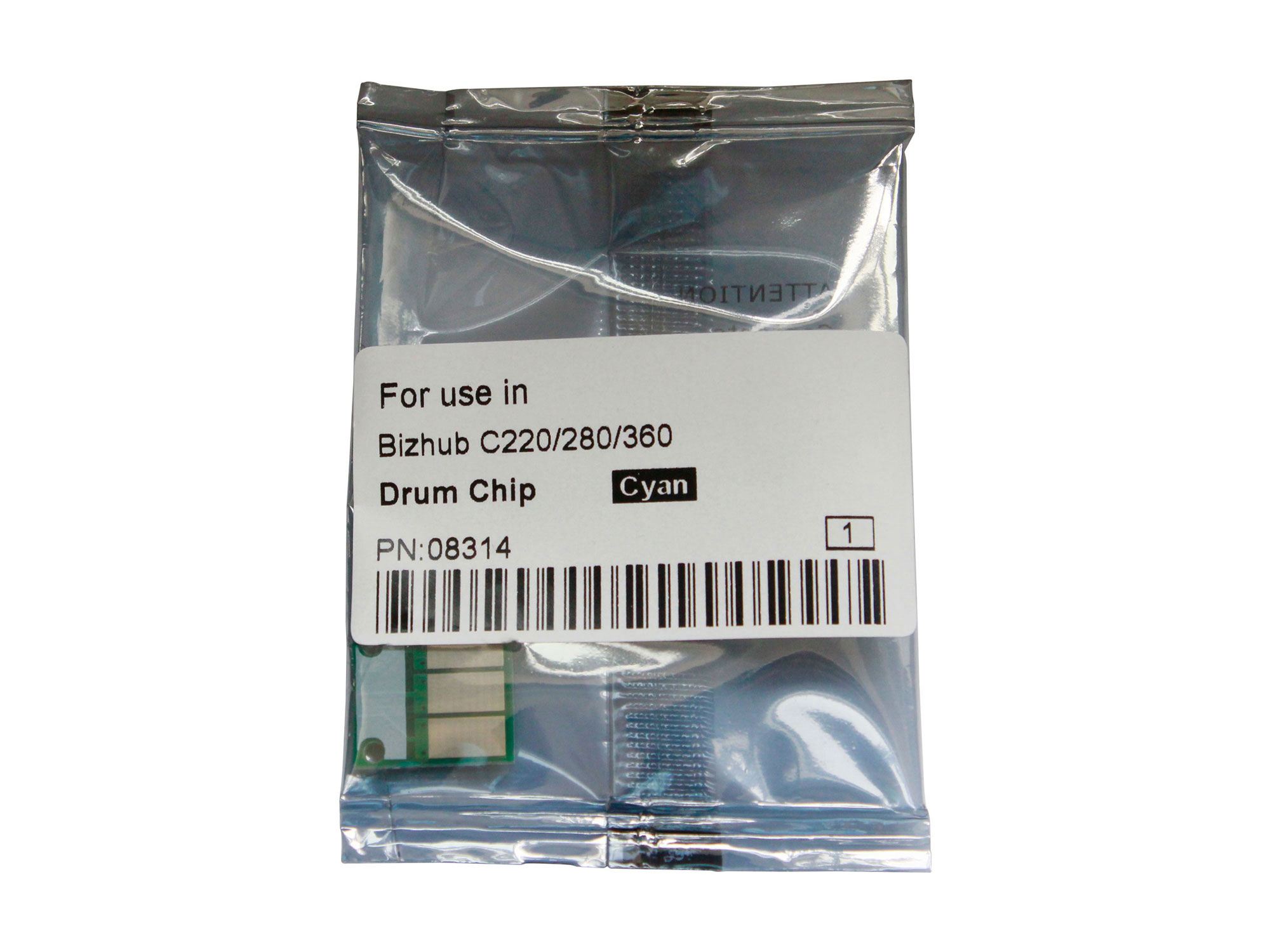 Чипы Чип драм-юнита для KONICA MINOLTA Bizhub C220/C280/C360 (CET) CMY, (WW), 90000 стр., CET8314