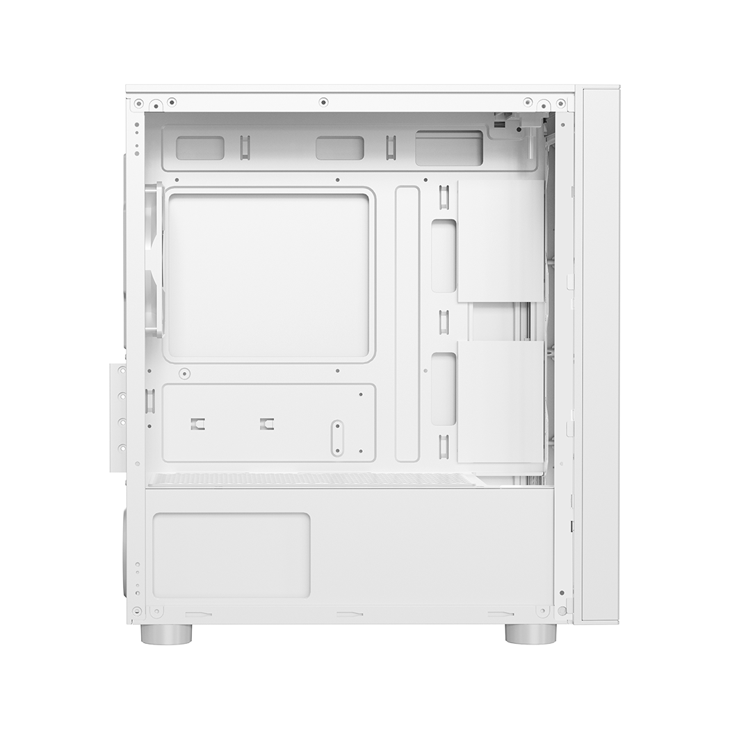 Корпус без блока питания/ Case PCCooler LM300 ARGB WH, Mini-Tower, TG, 1x120mm ARGB, 1xUSB-A 3.0 + 2xUSB-A 2.0, mATX, mITX White