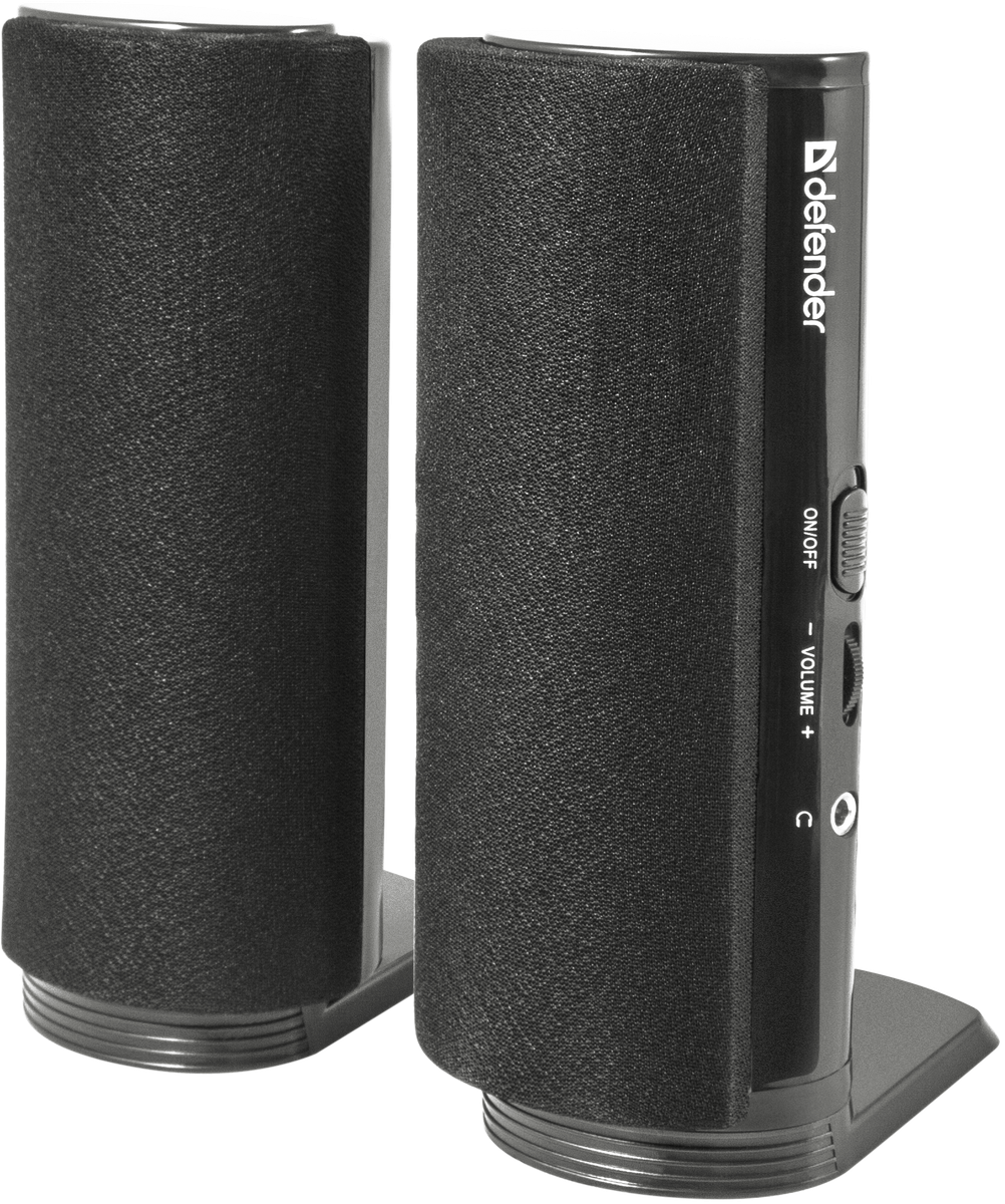 Акустическая система Defender SPK-210 2.0, 2x2W, разъем для наушников 65210