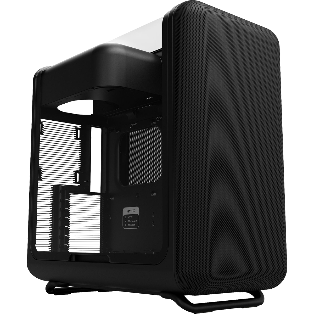 Корпус без блока питания/ Case HYTE X50, Midi-Tower, TG, no fans, 2xUSB-A 3.2, 1xUSB Type-C, E-ATX, ATX, mATX, mITX Pitch Black