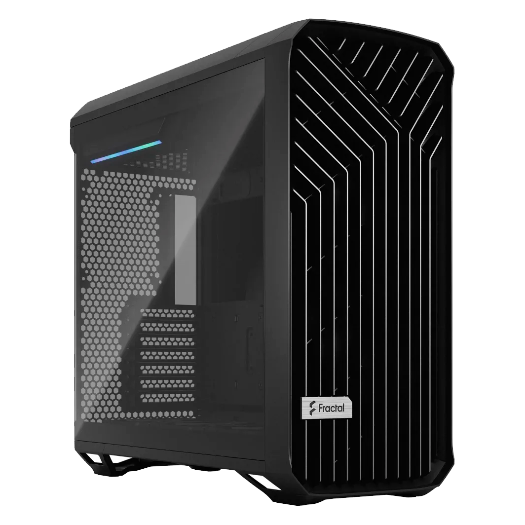Корпус без блока питания/ Case Fractal Design Torrent TG Light Tint, Full-Tower, 2x180mm + 3x140mm, 2xUSB-A 3.2 + 1xUSB 3.2 Type-C E-ATX, SSI-CEB, SSI-EEB, ATX, mATX, mITX Black