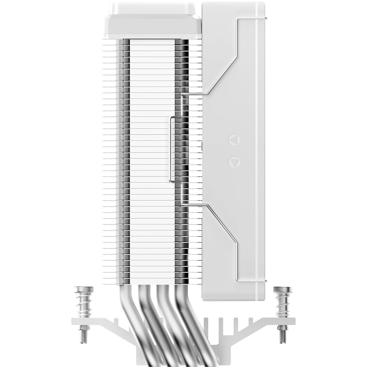 Кулер для процессора/ CPU Cooler Ocypus Delta A40 SE WH ARGB (190W, 4-pin PWM, 147mm, Al/Cu, 4x6mm, ARGB, 1x120mm, 60CFM, 31dBA, 1800RPM, S: 1851/1700/1200/115X, AM5/AM4, white)