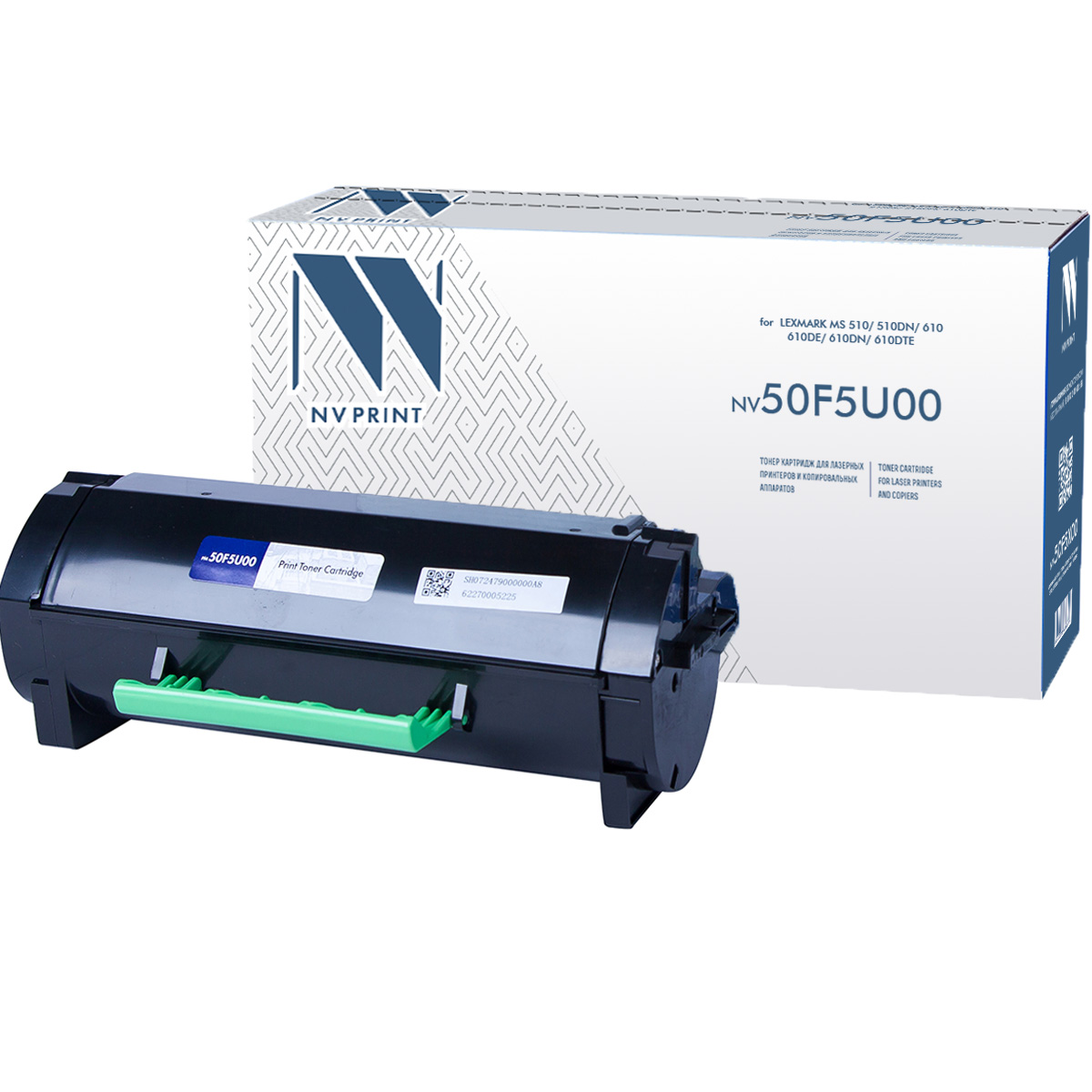 NV Print 50F5U00 Картридж NVP совместимый Lexmark 50F5U00 для MS510dn/MS610de/MS610dn/MS610dte (20000k)