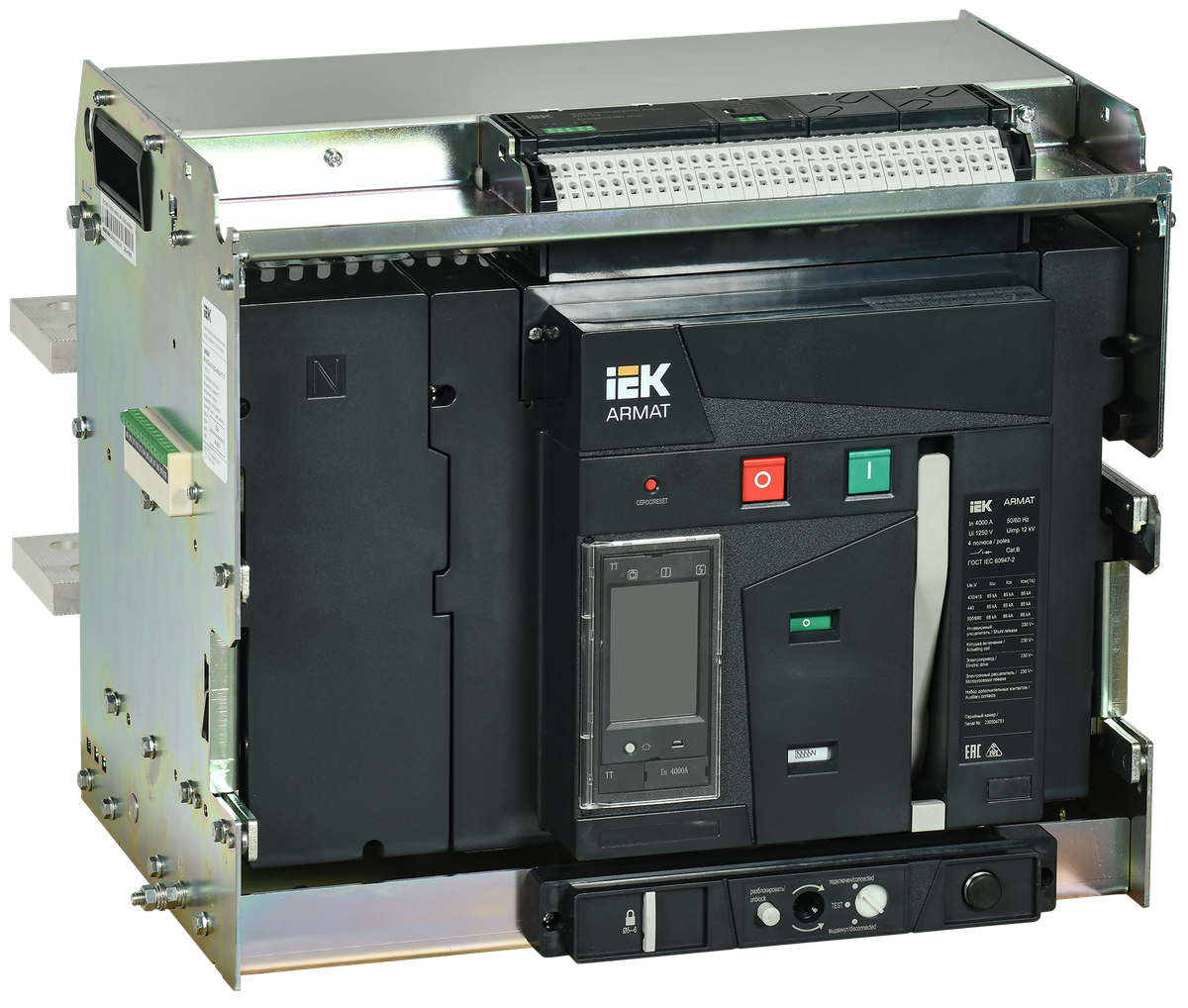 ARMAT AR-A4S TT40 4P W HR Выключатель автомат. с акс. IEK
