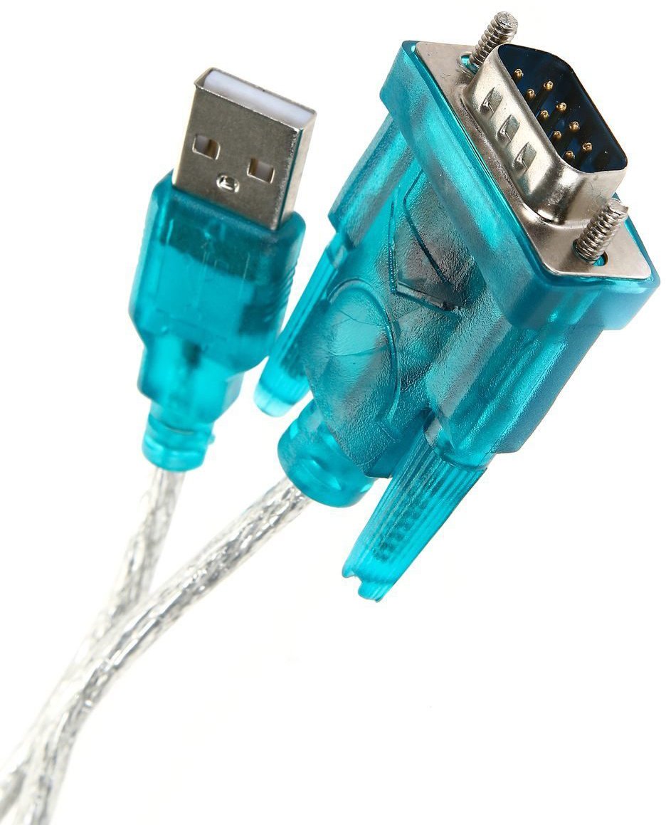 Кабель-переходник/ Кабель-переходник USB Am -> RS-232 DB9M, винты ( добавляет в систему  COM порт) Aopen/Qust <ACU804>