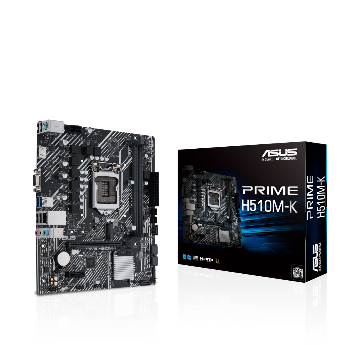 ASUS PRIME H510M-K (RTL) LGA1200 <H510> PCI-E Dsub+HDMI GbLAN SATA MicroATX 2DDR4