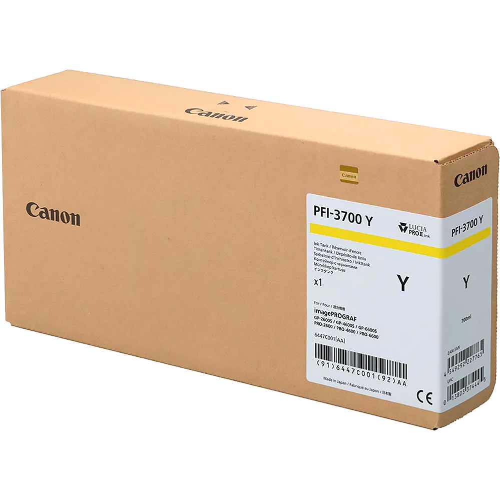 Картридж Canon PFI-3700 Yellow