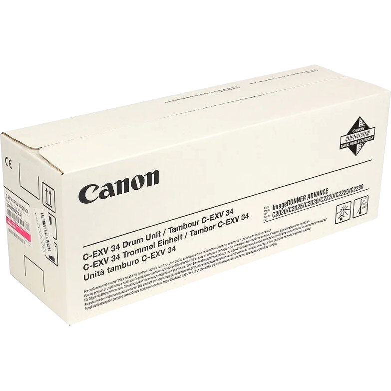 Драм-картридж CANON C-EXV34М для IR ADV C2020/2030/2220L  красный оригинал, прт. 3788B003
