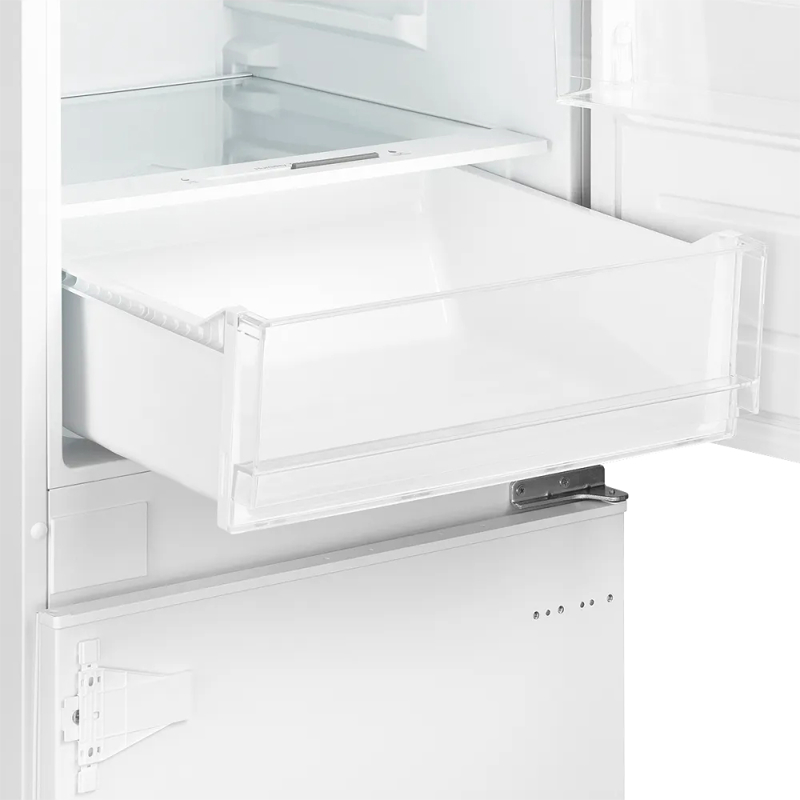 Встраиваемый холодильник Kuppersberg/ KITCHEN RETAIL / Встраиваемый холодильник Kuppersberg, High-Tech двухкамерный, полезный объем 334 л, суперохлаждение, суперзаморозка, функция отпуск, перевешиваемые двери (door slider), электронное управление, звуковая индикация открытой двери, NoFrost, зона свежести, LED освещение, инвертерный компрессор, энергоэффективность А++, уровень шума 35 дБ, цвет белый