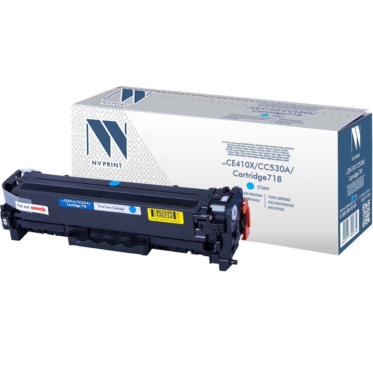-/ Тонер-картридж NVP NV-CE411A/CC531A/NV-718 Cyan универсальные для HP/Canon Color LaserJet 300 MFP M375nw/ 400 MFP M475dn/ 400 MFP M475dw/ 300 M351a/ 400 M451dn/ 400 M451dw/ 400 M451nw/ CP2024/ CP2024n/ CP2024dn/ CP2025/ CP2025n/ CP2025dn/ CP2026/ CP2026n/ CP2026dn/ CP2027/ CP2027n/ CP2027dn/ LBP 7200 i-Sensys 7200cdn/ 7210/ 7210Cdn/ 7660/ 7660Cdn/ 7680/ 7680Cx/ MF 720C/ 724Cdw/ 728Cdw/ 729Cx/ 8330/ 8330cdn/ 8340/ 8340Cdn/ 8350/ 8350cdn/ 8360/ 8360Cdn/ 8380/ 8380Cdw/ 8540/ 8540Cdn/ 8550C/ 8550