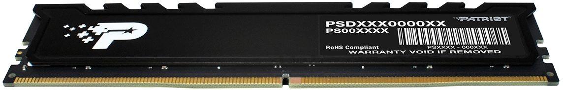 Оперативная память DDR5 16GB 5600MHz Patriot PSP516G560081H1 Signature Premium RTL PC5-44800 CL46 DIMM 288-pin 1.1В single rank с радиатором Ret [PSP516G560081H1]