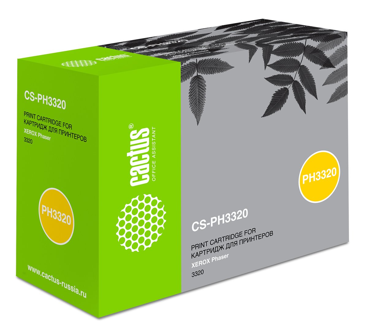 -/ Картридж лазерный Cactus CS-PH3320 106R02304 черный (5000стр.) для Xerox Phaser 3320