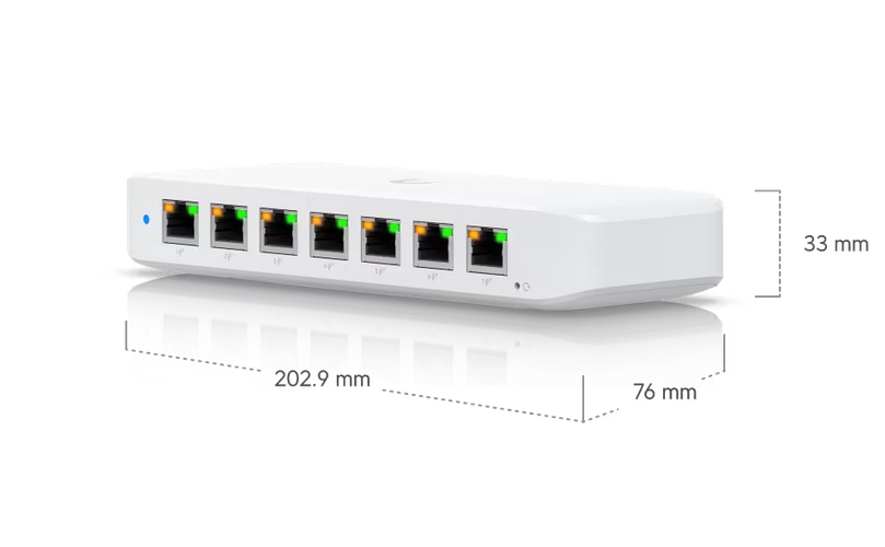 Коммутатор/ Compact, Layer 2, 8-port GbE PoE switch with versatile mounting options.