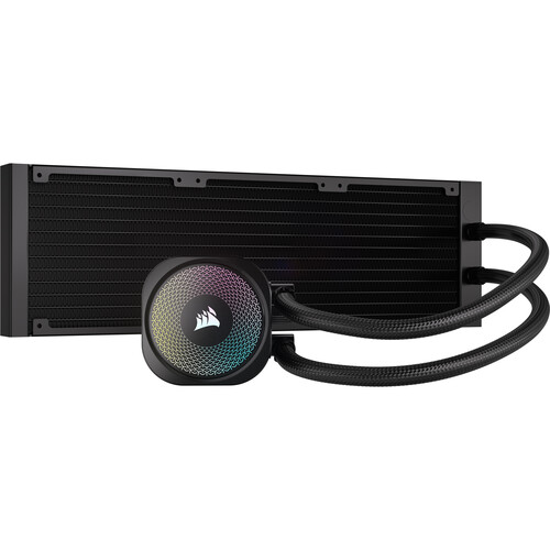 Система жидкостного охлаждения/ Water Cooling System Corsair NAUTILUS 360 ARGB (360mm, Black, ARGB/ Fans: 3x120mm, 72.8CFM, 36dBA, 1700RPM/ S: 1851, 1700, AM5, AM4)