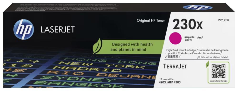 W2303X - HP 230X Magenta Original LaserJet Toner Cartridge для HP Color LaserJet Pro 4203 MFP 4303