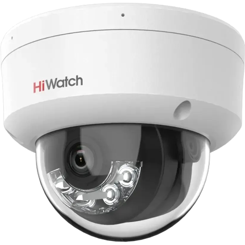 8Мп уличная купольная IP-камера с гибридной Smart-подсветкой и встроенным микрофоном, 1/2.7'' Progressive Scan CMOS матрица; 125 к/с @ 3840x2160 20 к/с @ 3200х1800 25601440 19201080 объектив 2.8мм; угол обзора 113; механический ИК-фильтр; 0.01Лк@F2.0; H.26