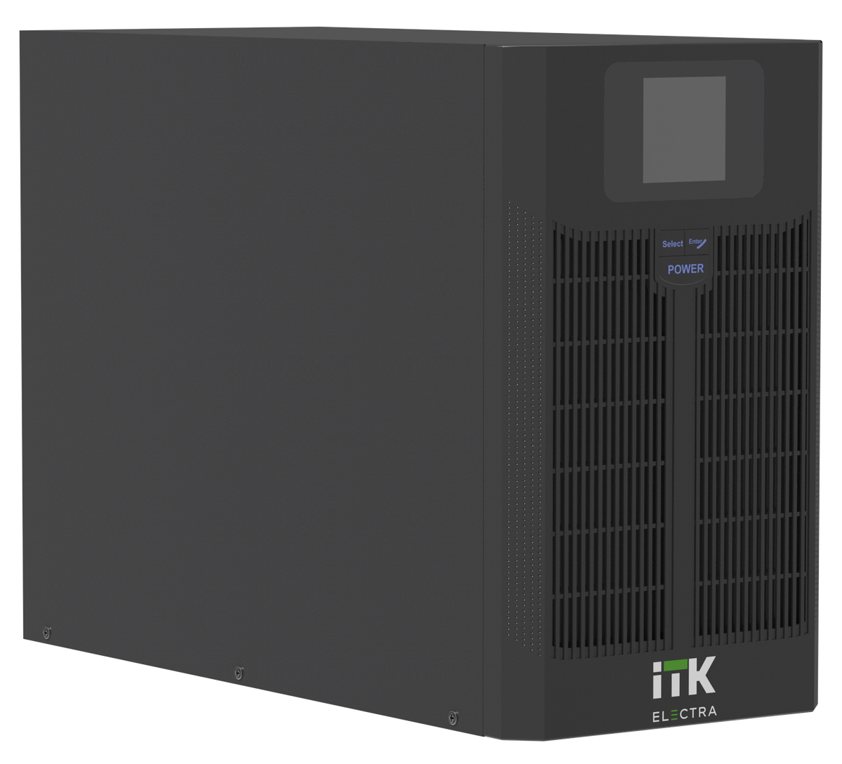 ITK ELECTRA LT ИБП однофазный линейно-интерактивный 1,5кВА/1,2кВт 4хС13 LCD дисплей АКБ 2х7AH USB RJ45/11
