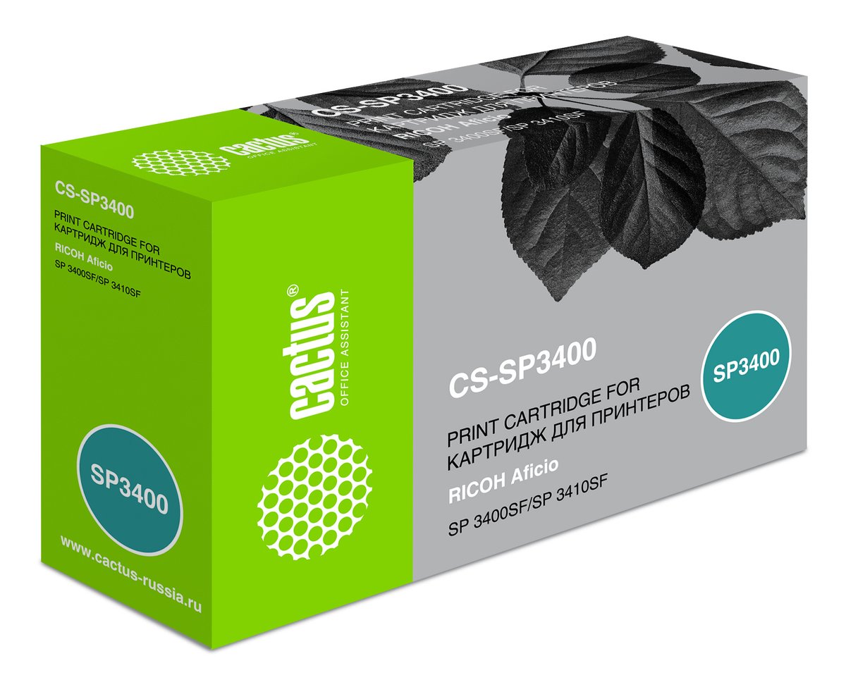 Картридж лазерный Cactus CS-SP3400 SP 3400HE черный (5000стр.) для Ricoh Aficio SP 3400/3410/3410dn;SP 3510/3510dn