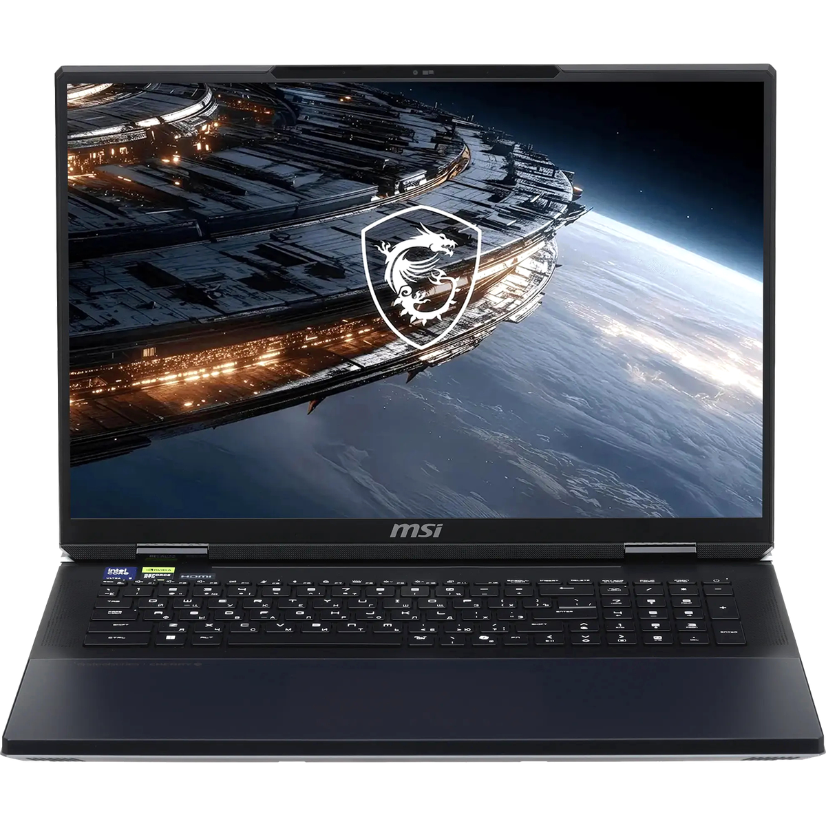 Ноутбук MSI Titan 18 HX A2WJ-1049RU Core Ultra 9 290HX Plus 64Gb SSD2Tb NVIDIA GeForce RTX 5090 24Gb 18" IPS UHD+ (3840x2400) Windows 11 Home black WiFi BT Cam (9S7-182411-1049)