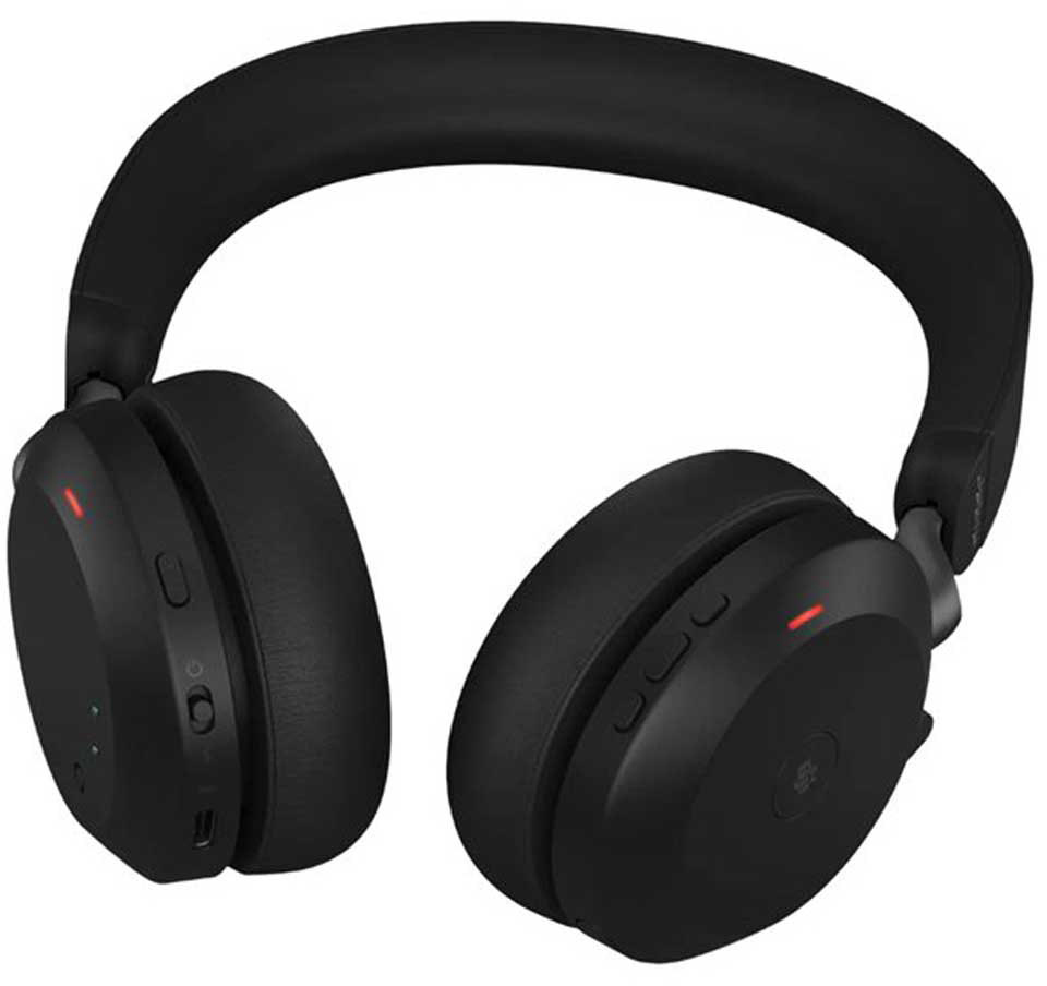 Гарнитура беспроводная/ Jabra Evolve2 75, Link380c MS Stereo Black