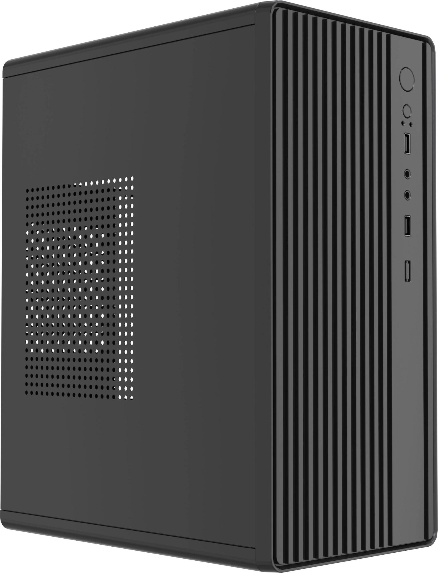 Корпус для ПК accord - ACC-M258-01B, 2xUSB2.0, Mini Tower, без БП, цвет чёрный, ACC M258-01B