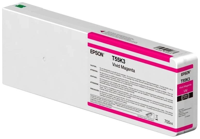 Epson C13T55K300 Картридж/ EPSON C13T55K300 I/C CS-P6000  T55K  Vivid  Magenta 700ml