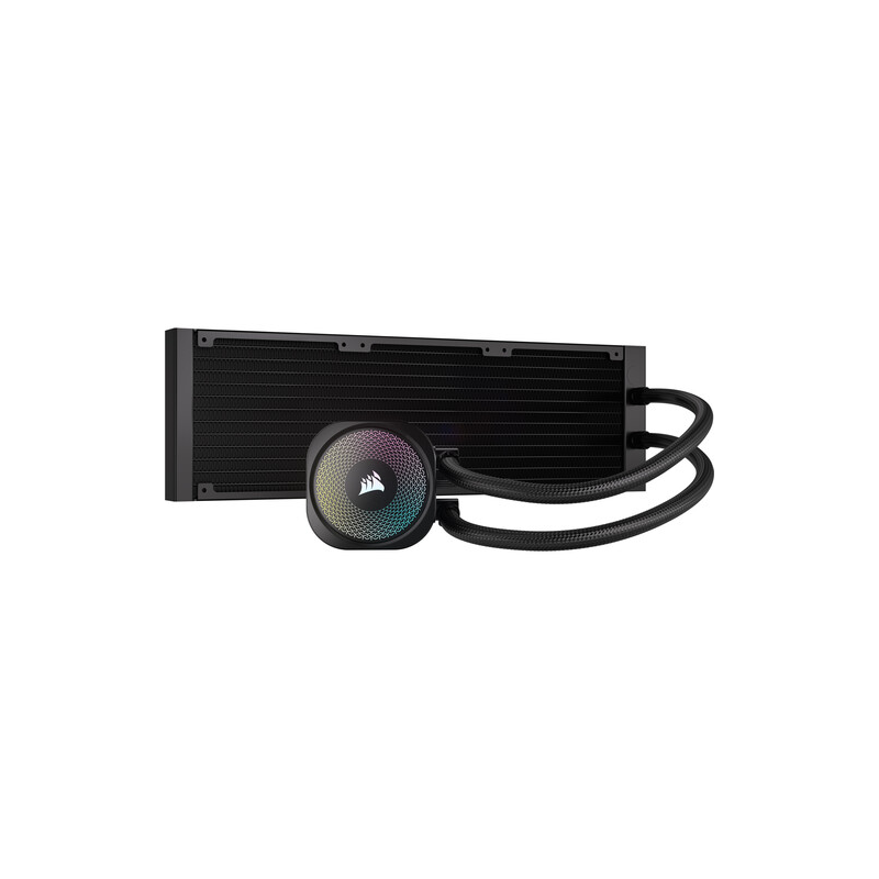 Система жидкостного охлаждения/ Water Cooling System Corsair NAUTILUS 360 ARGB (360mm, Black, ARGB/ Fans: 3x120mm, 72.8CFM, 36dBA, 1700RPM/ S: 1851, 1700, AM5, AM4)