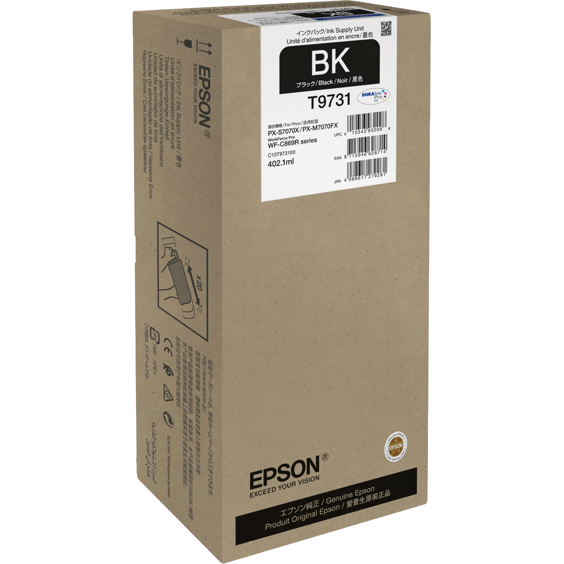 Epson C13T97310N Картридж/ Epson I/C(b)  WF-C869R  XL