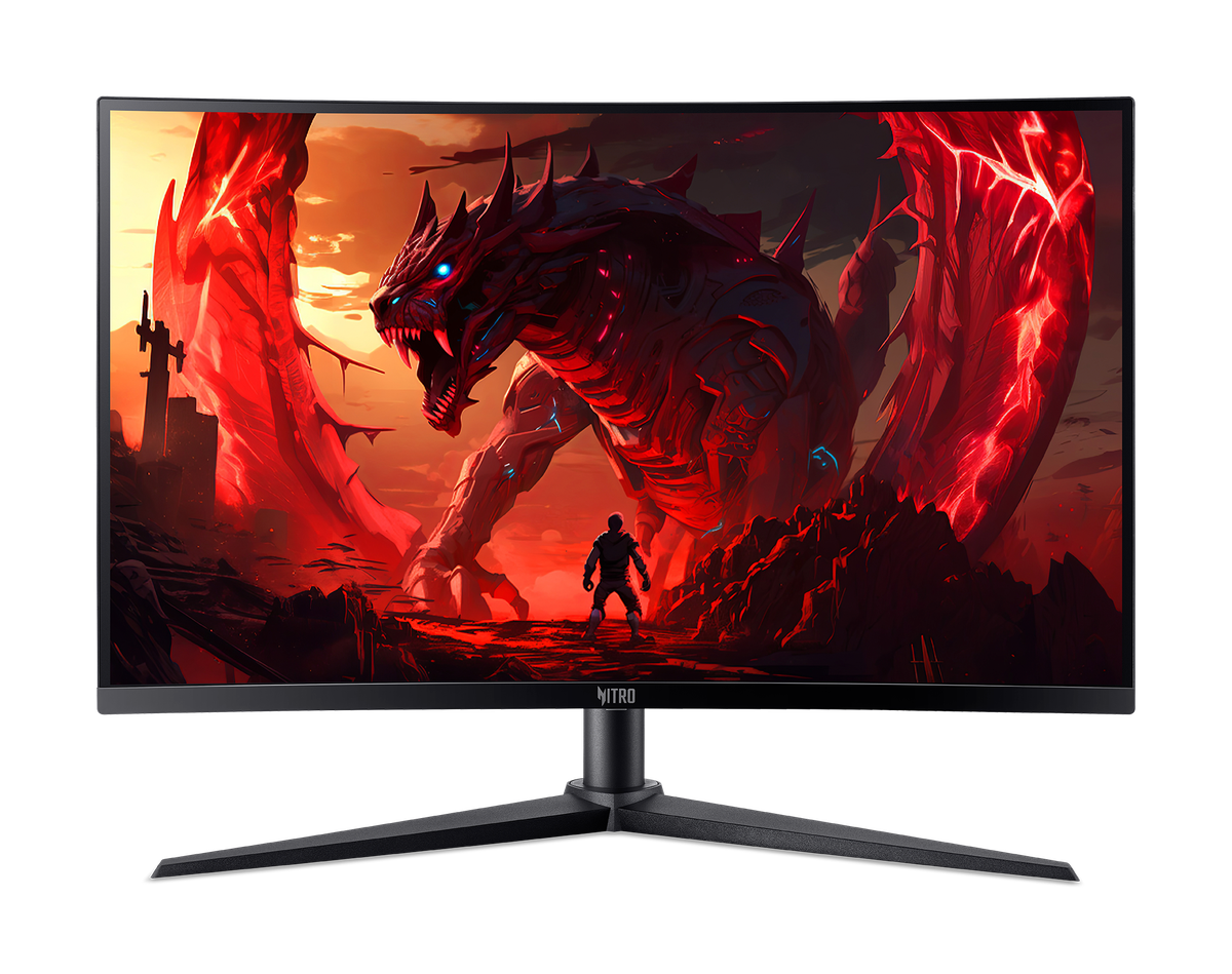 Монитор/ ACER Nitro XZ270UX6bmiiphx 27'', ZeroFrame, Curved 1500R, Black, 16:9, VA, 2560x1440, 1 / 0,5 (GTG, Min.)ms, 250cd, 220Hz, 2xHDMI(2.1) + 1xDP(1.4) + SPK + Audio Out, Speakers 2Wx2, sync: FreeSync Premium, hdr: HDR 10, hadj 120, Vesa:75x75