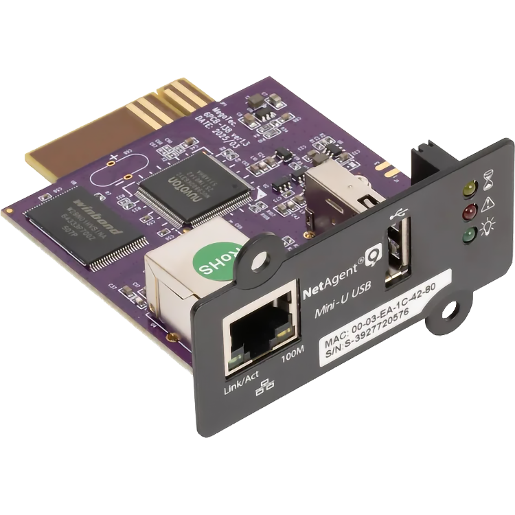 Модуль удаленного мониторинга SNMP DS807 для ИБП/ SNMP card