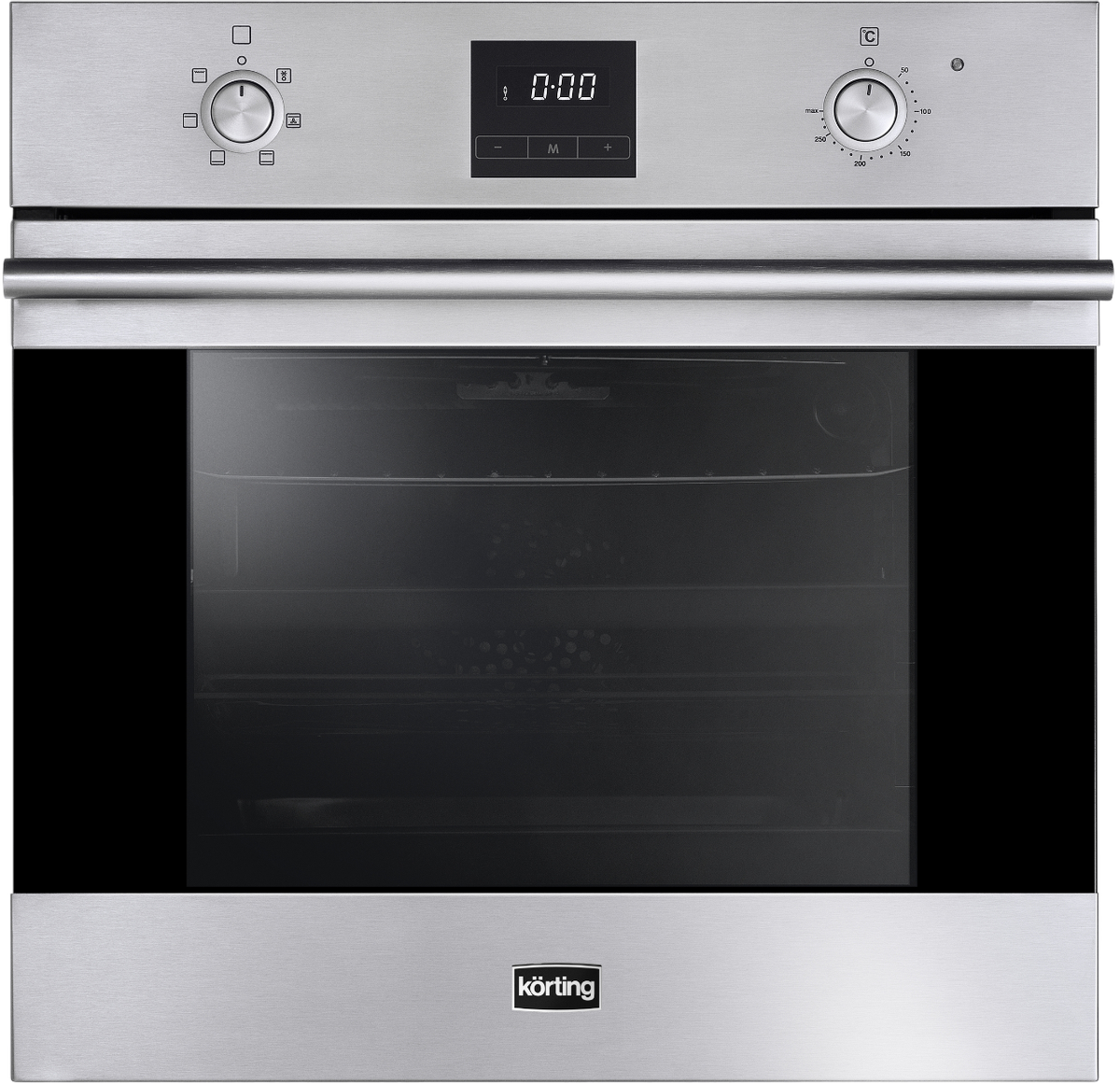 Духовой шкаф электрический Korting OKB 561 CFX Дизайн: Crystal. Цвет: Нержавеющая сталь. Дисплей: LED дисплей белого цвета. Тип управления: Сенсорное управление Touch Control. Тип таймера: Электронный с отключением. Регуляторы: Утапливаемые. Цвет регуляторов: Нержавеющая сталь. Ширина (см): 60. Объем (литров): 67. Класс энергопотребления: A. Мощность подключения (кВт): 2,1. Телескопические направляющие: Одноуровневые телескопические направляющие. Количество режимов: 6. Режимы нагрева: Конвекционная разморозка, Вехний и нижний нагрев с конвекцией, Традиционный нагрев, Нижний нагрев, Верхний нагрев, Гриль. Количество стекол дверцы: Три стекла. Внутренняя эмаль: Эмаль легкой очистки. Вид очистки: Каталитическая. Автоматическое отключение: Есть. Освещение духовки: Одна галагеновая лампа. Система охлаждения: Тангенциальный вентилятор. Габариты (ВхШхГ) (мм): 598х595х560. Размер ниши для встраивания (ВхШхГ) (мм