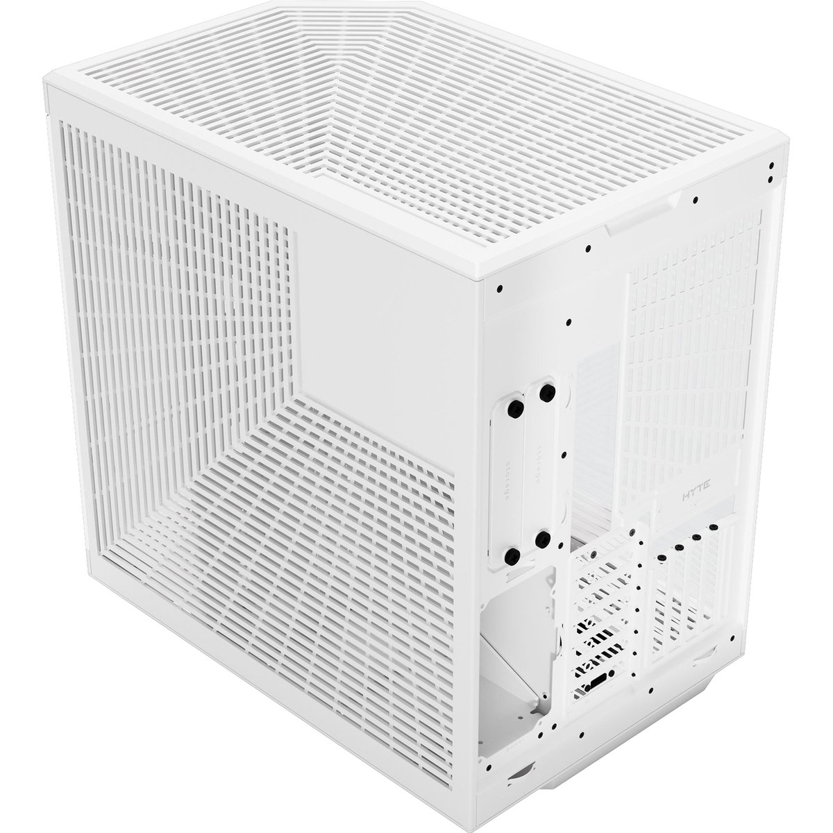 Корпус без блока питания/ Case HYTE Y70 Touch Infinite, Midi-Tower, TG, LCD, no fans, 2xUSB-A 3.2, 1xUSB Type-C, E-ATX, ATX, mATX, mITX White Snow
